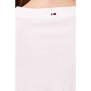 Tommy Hilfiger блуза с дълги ръкави дамска от памук (UW0UW06617)