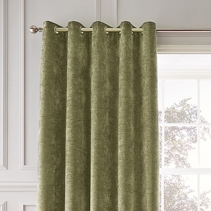 Hyperion Термо пердета в комплект от 2 бр. от шенил в цвят каки 117x183 cm Selene Luxury Chenille - Hyperion (DS/55649/R/E4672/OL)