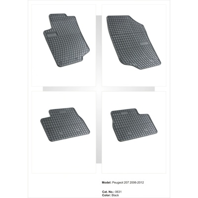 FroGum Гумени стелки Frogum за Peugeot 207 2006-2012 г (pa 0631-51244)