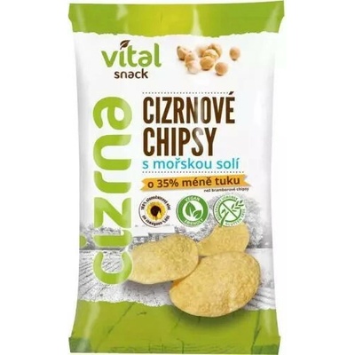 Vital Chips cícerové s morskou soľou 65 g