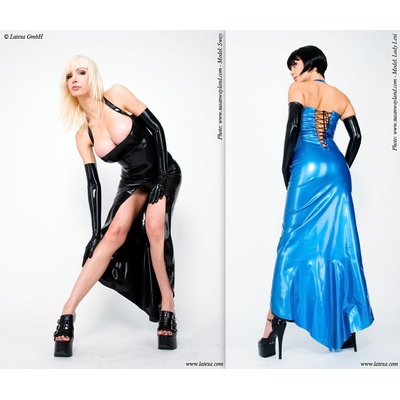 Latexové šaty - la3178
