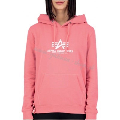 Alpha Industries New Basic Hoody Wmn coral red