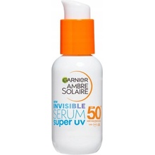 Garnier Ambre Solaire Super UV Invisible Serum SPF50+ opalovací sérum na obličej 30 ml