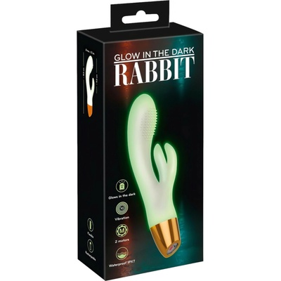 You2Toy Ve tmě svítící s Glow In The Dark Rabbit 19,5 cm 3,7 cm