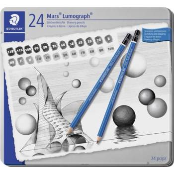 Image 1 of STAEDTLER Молив Mars Lumograph асортимент (24) (100 G24)