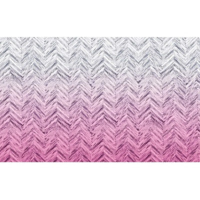 Komar Vliesová fototapeta Herringbone Pink rozměry 400 x 250 cm