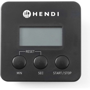 Hendi Черен цифров хронометър за готвене с магнит - Hendi (271155)