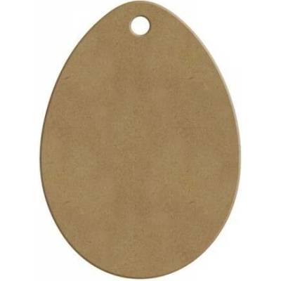 Gomille Dřevěný výřez k dekoraci Gomille závěsný, 5,8 x 8 cm – vajíčko