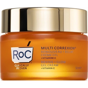 RoC Multi Correxion Revive + Glow Day Cream крем-гел за озаряване на лицето за жени 50 мл