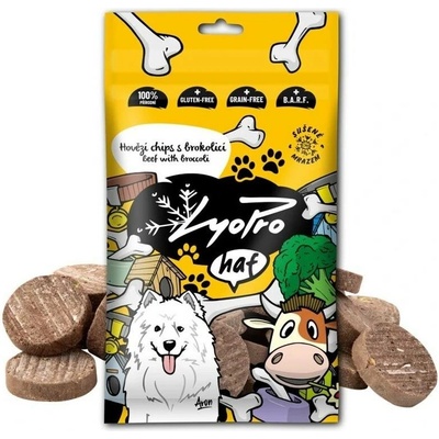 Lyopro DOG poch. mrazem sušený Hovězí chips s brok 50 g