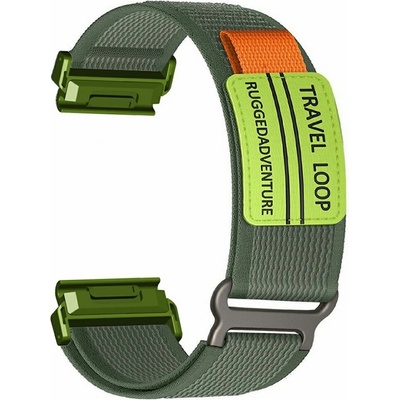 VSECHNONAMOBIL 138886 RUGGED ADVENTURE Nylonový řemínek pro Amazfit T-Rex Ultra 2 GREEN od 348 Kč