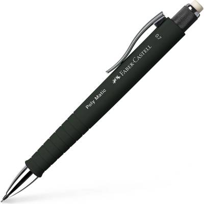 Faber-Castell Молив Poly Matic, 0.7 mm, автоматичен, черен (1015140136)