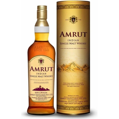 Amrut Indian Single Malt 46% 0,7 l (tuba)