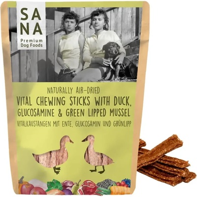 SANADOG Дентални лакомства с телешко, патешко, глюкозамин (150гр)