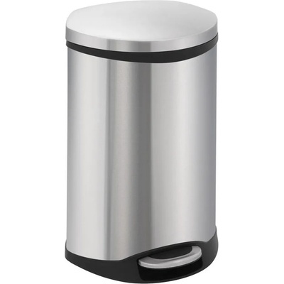 EKO 18 л. кош за отпадъци с педал цвят матиран инокс ЕКО от серия shell (eko921818matts/s)
