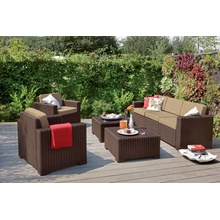 Allibert CALIFORNIA 3 SEATERS hnedá