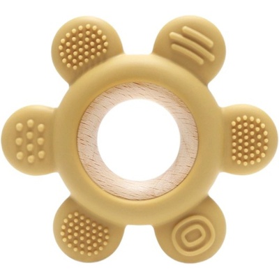 Lorelli Силиконова гризалка Lorelli Premium - Цвете, Yellow (10210890001)