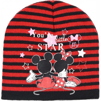 dívčí zimní čepice Minnie Mouse HS4045 červená