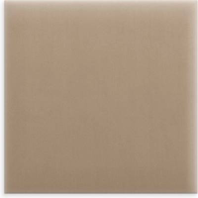 Čalouněný nástěnný panel Magic Velvet béžový 50x50 cm čtvercový