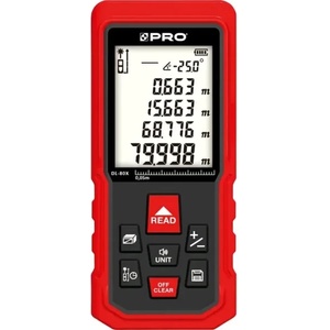 PRO Лазерна ролетка pro dl-80x/ 80 м (pro-dl077)