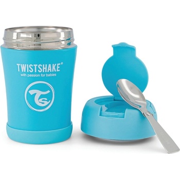 Twistshake Termoska na potraviny 350 ml modrá