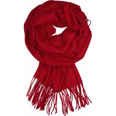 Pashmina Orlice kašmírová šála bordó vínová