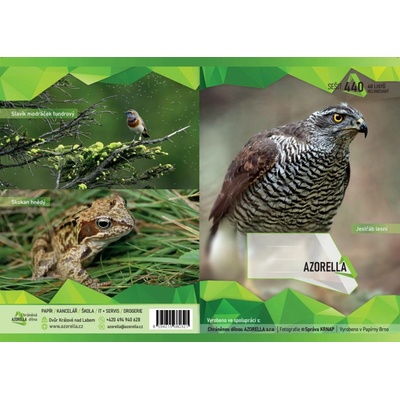 Azorella Sešit 440 A4 čistý Jestřáb