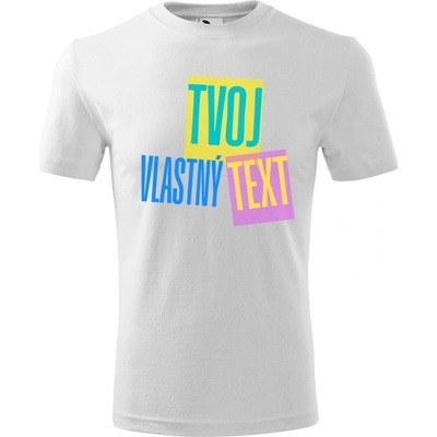 Tričko na mieru tvoj text, tvoj obrázok, tvoja story svetlosivý melír