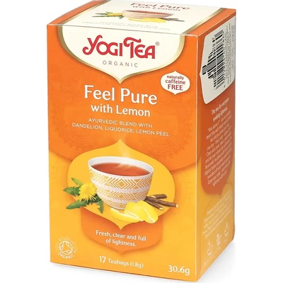 Yogi Tea Bio Detox with Lemon Čistící s citrónem 17 x 1,8 g