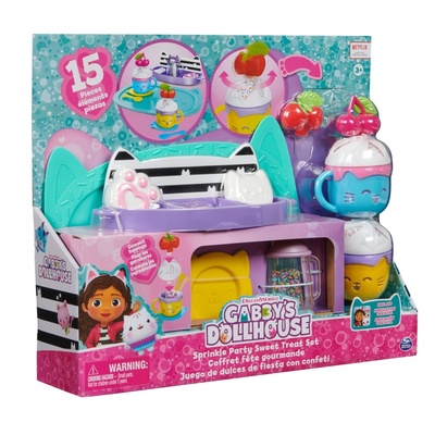 Spin Master Gabby's Dollhouse GDH RLP Sprnkl Party Sweet Treat Set GML (6067216) (6067216)
