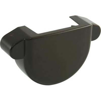 Marley Continental Čelo odkvapového žľabu RG 75 plastové RAL 8017 hnedé