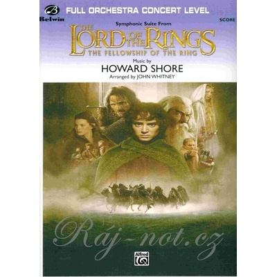 Lord of the Rings Fellowship of the Ring full orchestra / partitúra