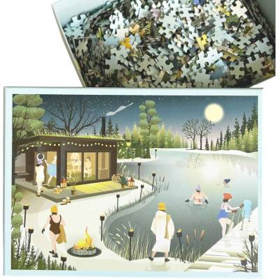 ViSSEVASSE Sauna by Lake 1000 dielov
