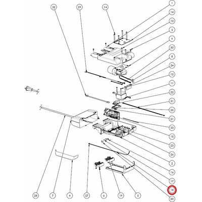 850SLED000A00 18LED pásik, neutrálna biela, IP20, pre HALO 700 a 1000