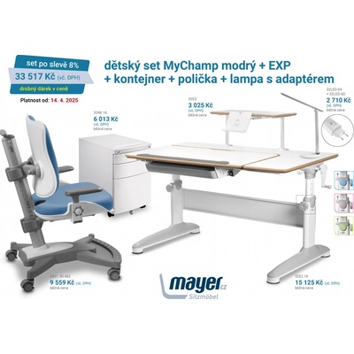 Mayer dětský set MyChamp modrý Uniq