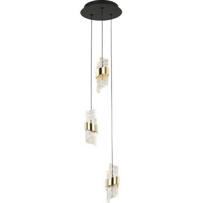 Italux PND-26374-3-23W-3K-BK-GD