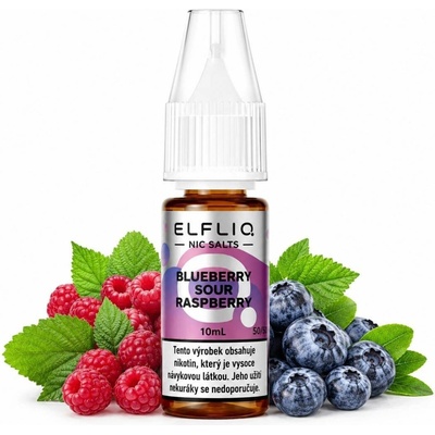 Elf Bar Elfliq Salt BLUEBERRY SOUR RASPBERRY 10 ml 20 mg