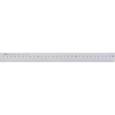 KINEX K-MET Měřítko Nerez ocel 500x25x5 mm ploché začátek v nule popis laserem DIN 866/B KI1012-07-050