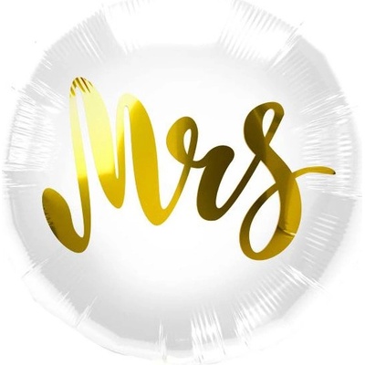Folat Balonek fóliový svatební Mrs 45 cm