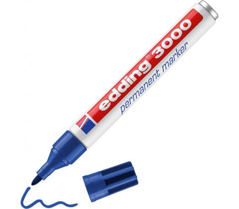 Edding 3000 permanentní fix modrá