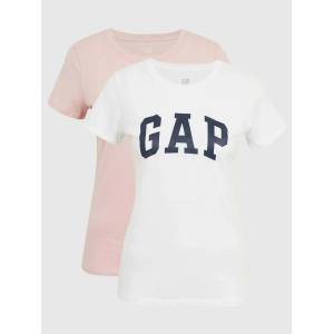 GAP Тениска с лого 2 бр. GAP GAP | Byal | ЖЕНИ | XXS