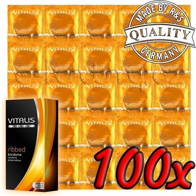Vitalis Premium Ribbed 100 ks