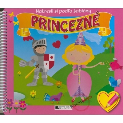 Nakresli si podľa šablóny Princezné