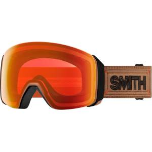 SMITH Ски маска Smith 4D Mag XL ChromaPop Mirror S2 + S1 Ski goggles - Black Warm Steel / CP Everyday Red Mirror + Storm Amber - размер M/L (417-5330-0811)