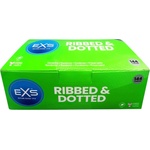 EXS Condoms Ribbed, Dotted and Flared - точкувани презервативи (144 бр. ) - lovesexshop