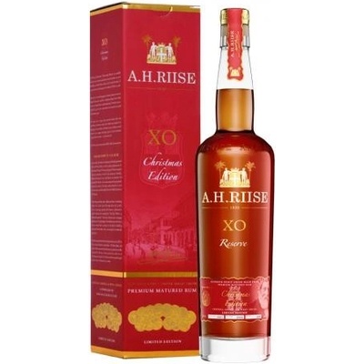 A.H. Riise XO Christmas Edition Reserve 40% 0,7 l (kartón)