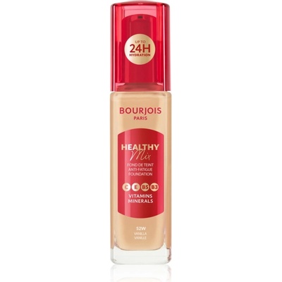 Bourjois Healthy Mix озаряващ хидратиращ фон дьо тен 24 часа цвят 52W Vanilla 30ml