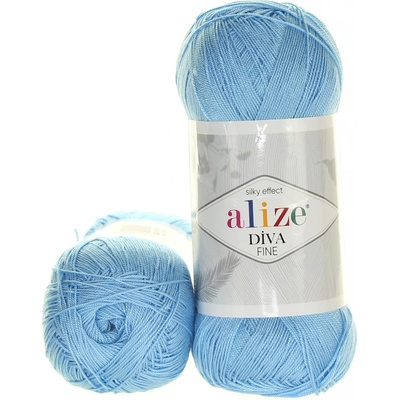 Alize Diva Fine 350 světle modrá