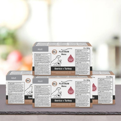 Platinum Menu Iberico Turkey 48 x 185 g