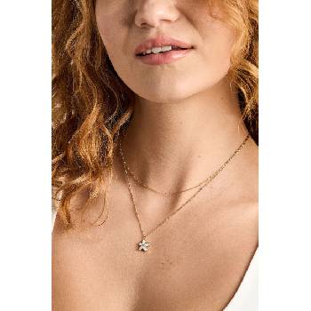 Fossil колие дамско от неръждаема стомана седефно Sutton (JF04969710)